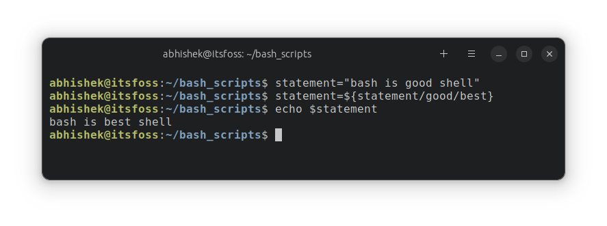 Bash 基础知识系列 #6：处理字符串操作