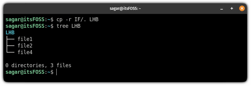 终端基础：在 Linux 中复制文件和目录