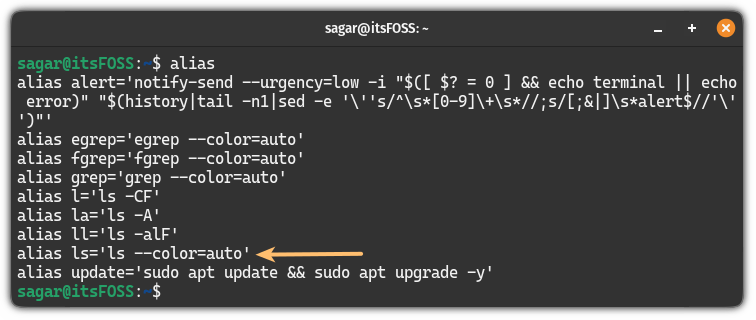 ls 命令输出的颜色:它们意味着什么?