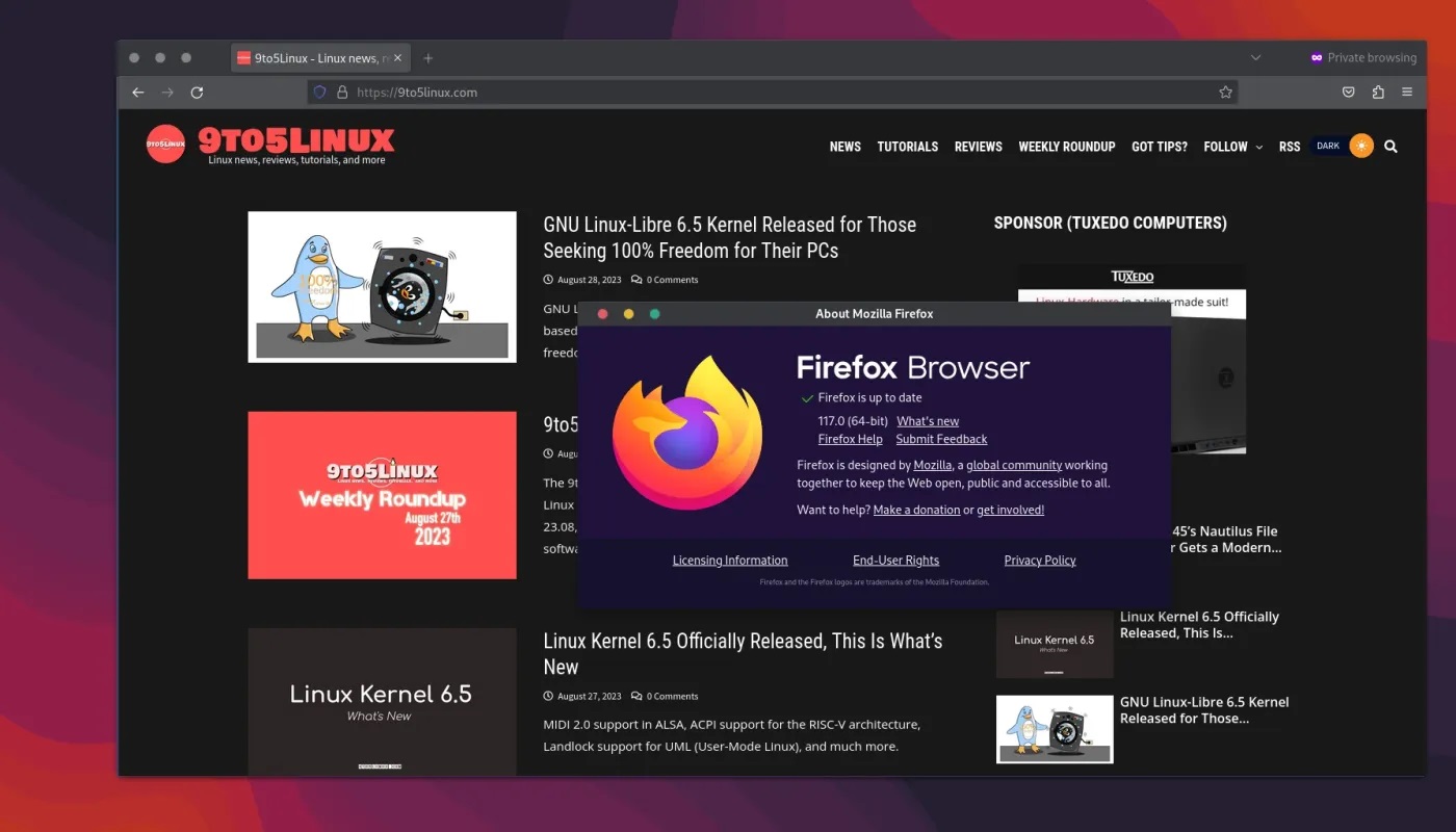Mozilla Firefox 117 现已可供下载，新功能如下