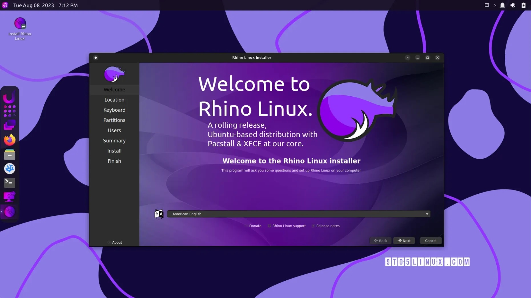 基于 Ubuntu 和 Xfce 的滚动发行版 Rhino Linux 初探