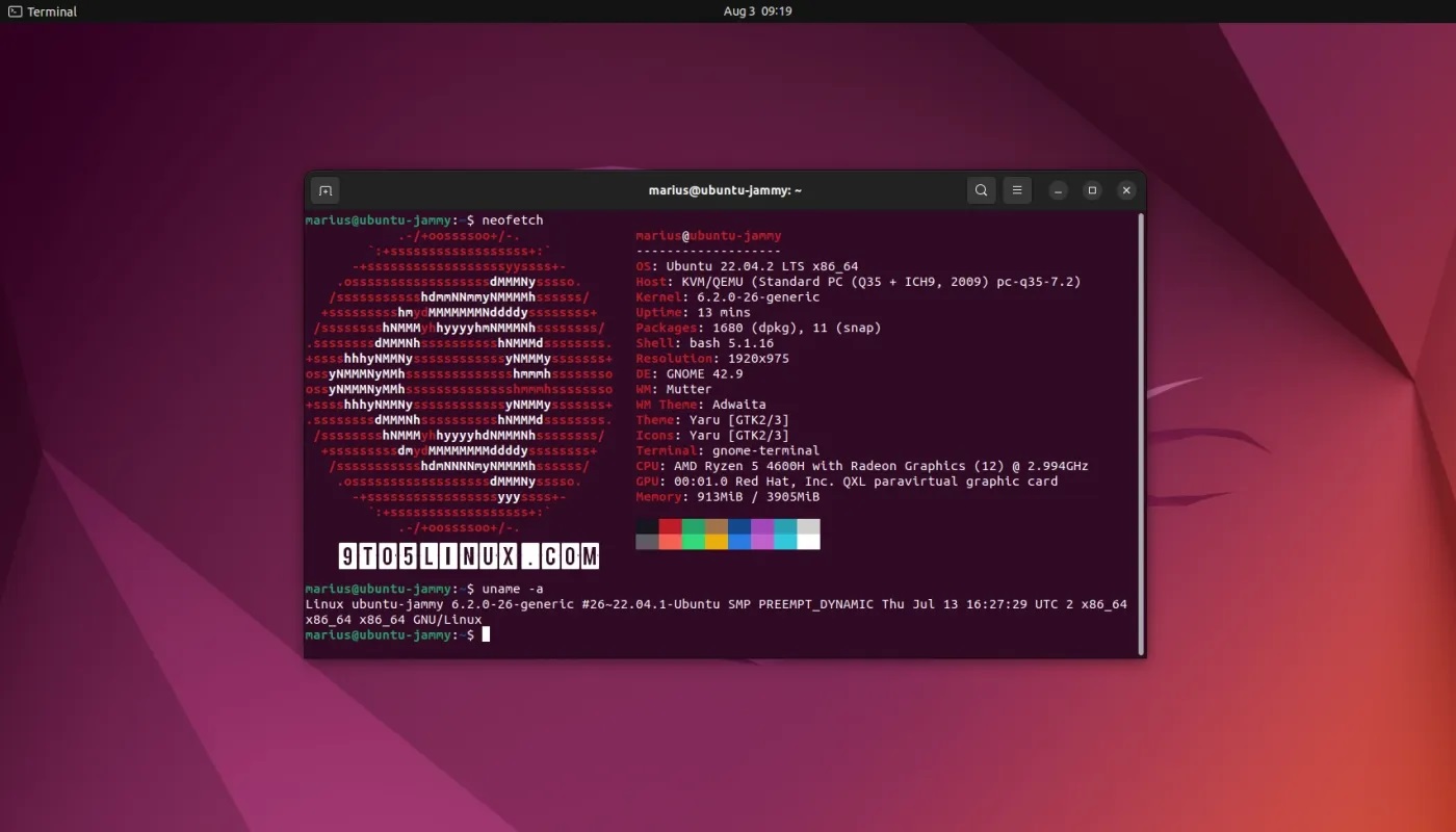 Ubuntu 22.04 LTS 现在由 Ubuntu 23.04 的 Linux 内核 6.2 支持
