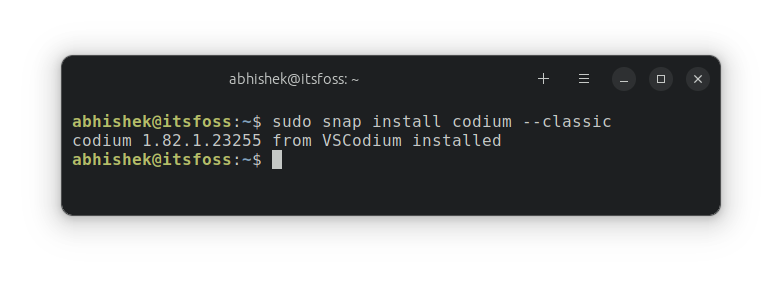 在 Ubuntu 上安装 VSCodium
