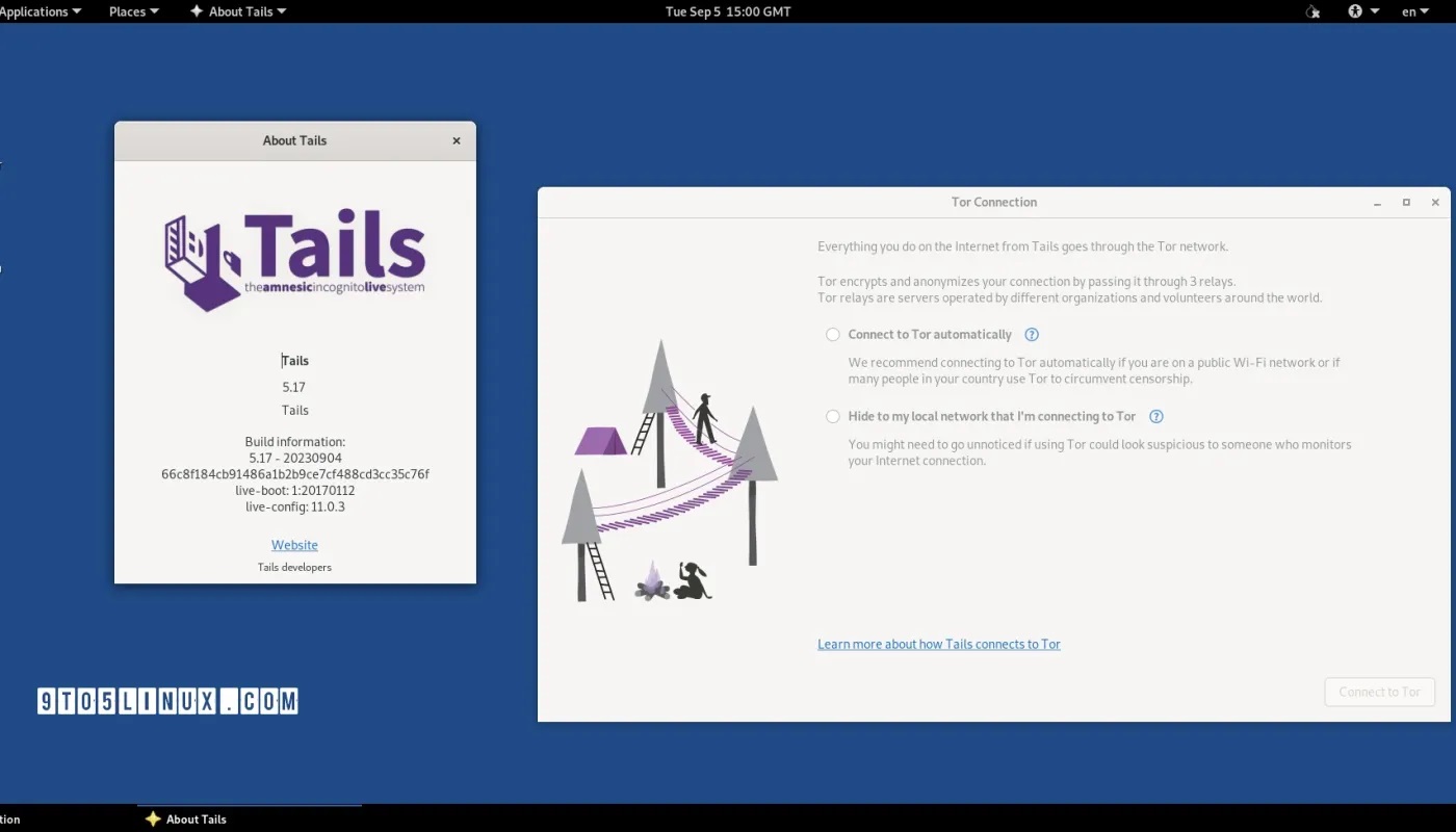 Tails 5.17 匿名 Linux 操作系统将 Tails 安装程序更名为 Tails Cloner