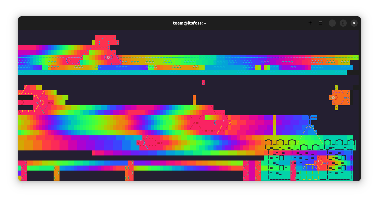在 Linux 终端利用 Asciiquarium 打造海底世界