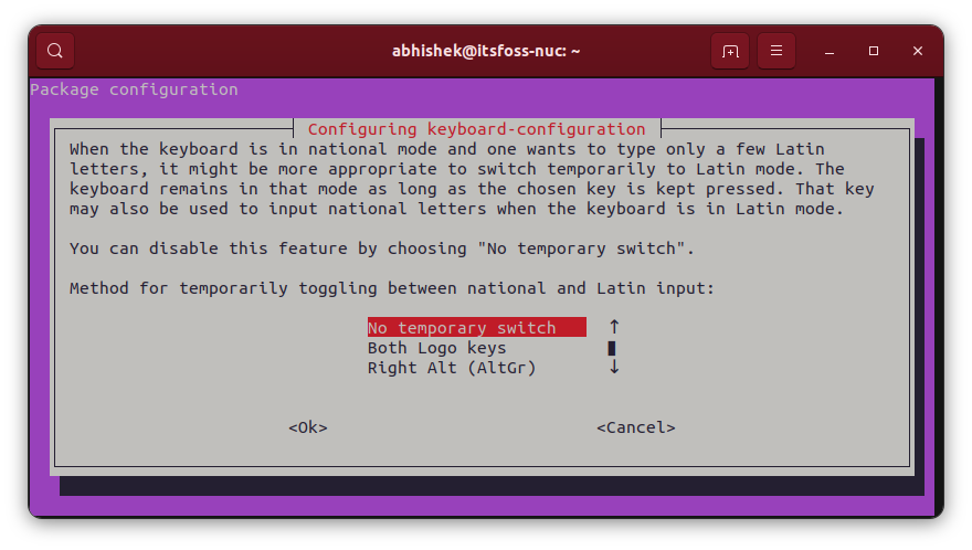 在 Ubuntu 中更改键盘布局