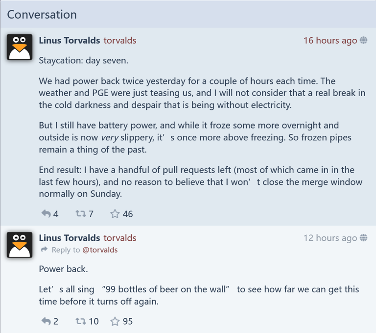 Linux 6.8-rc1 将如期于明日发布