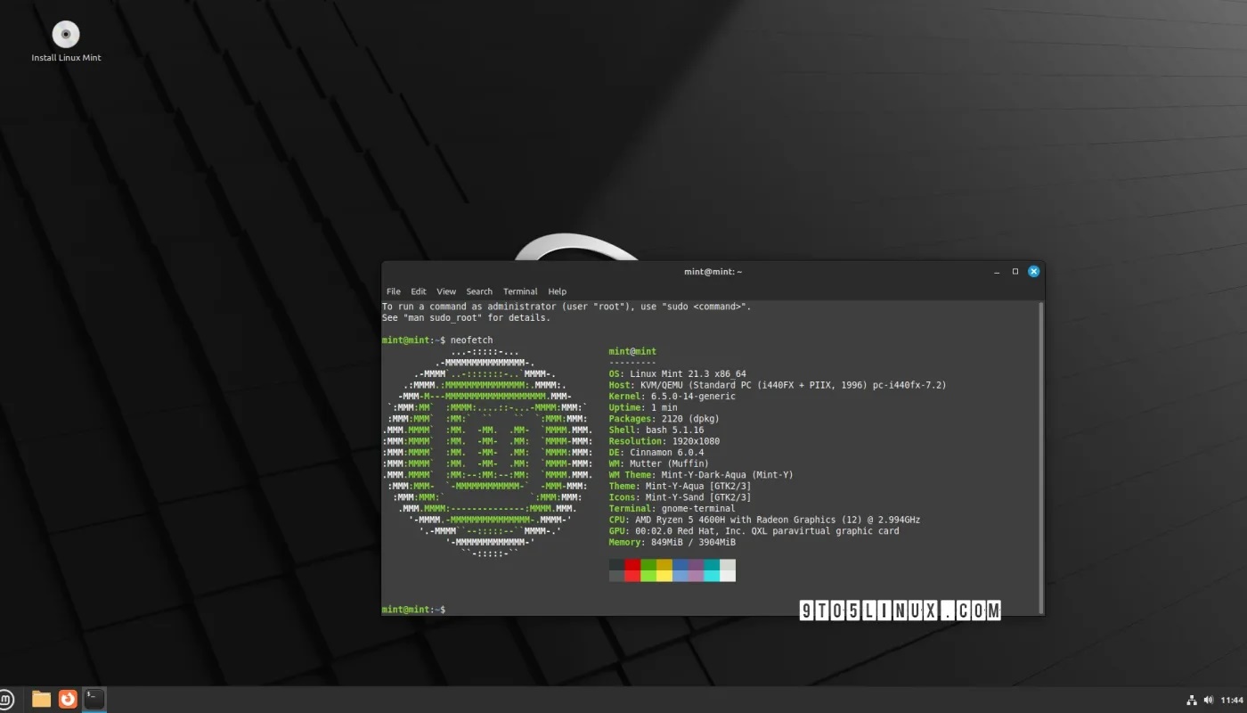 Linux Mint 21.3 "EDGE" ISO 发布，采用 Linux 内核 6.5