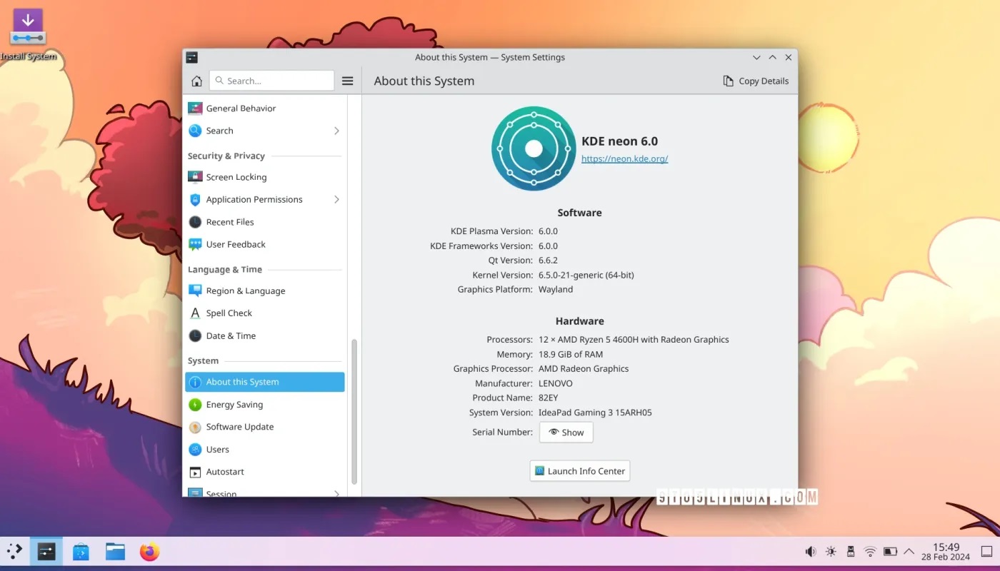 带有 KDE Plasma 6 桌面环境的 KDE neon 6 发行版现已上市