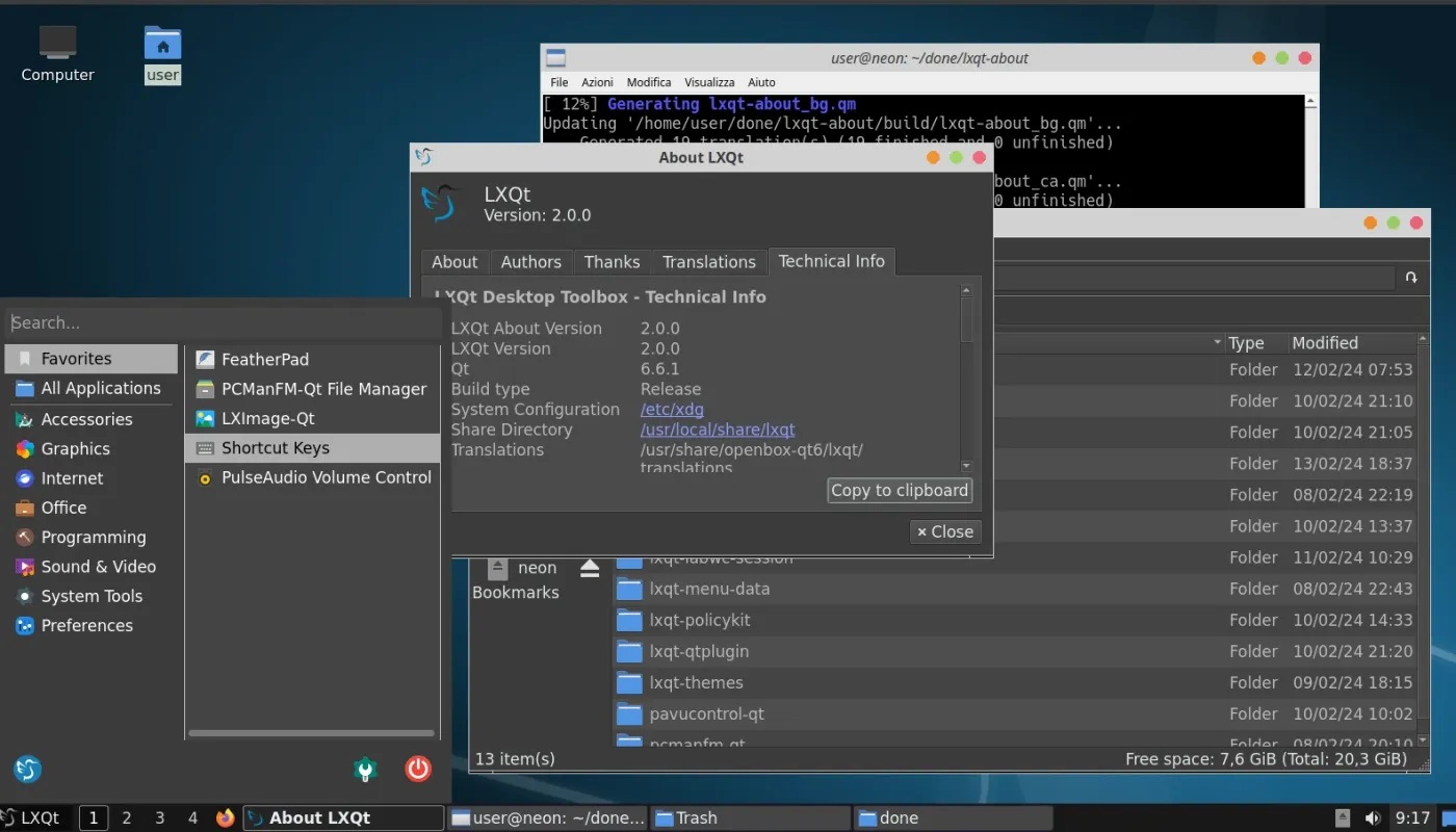 LXQt 2.0 桌面将于四月发布，提供新的应用程序菜单和 Qt 6 端口