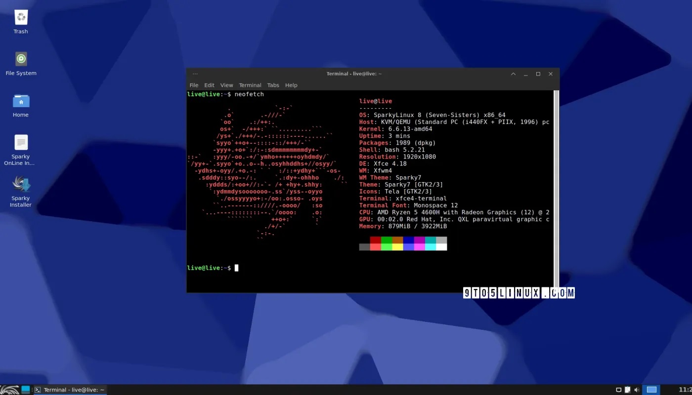 SparkyLinux 2024.02 改进 CLI 安装程序，增加更多 Debian Trixie 更新