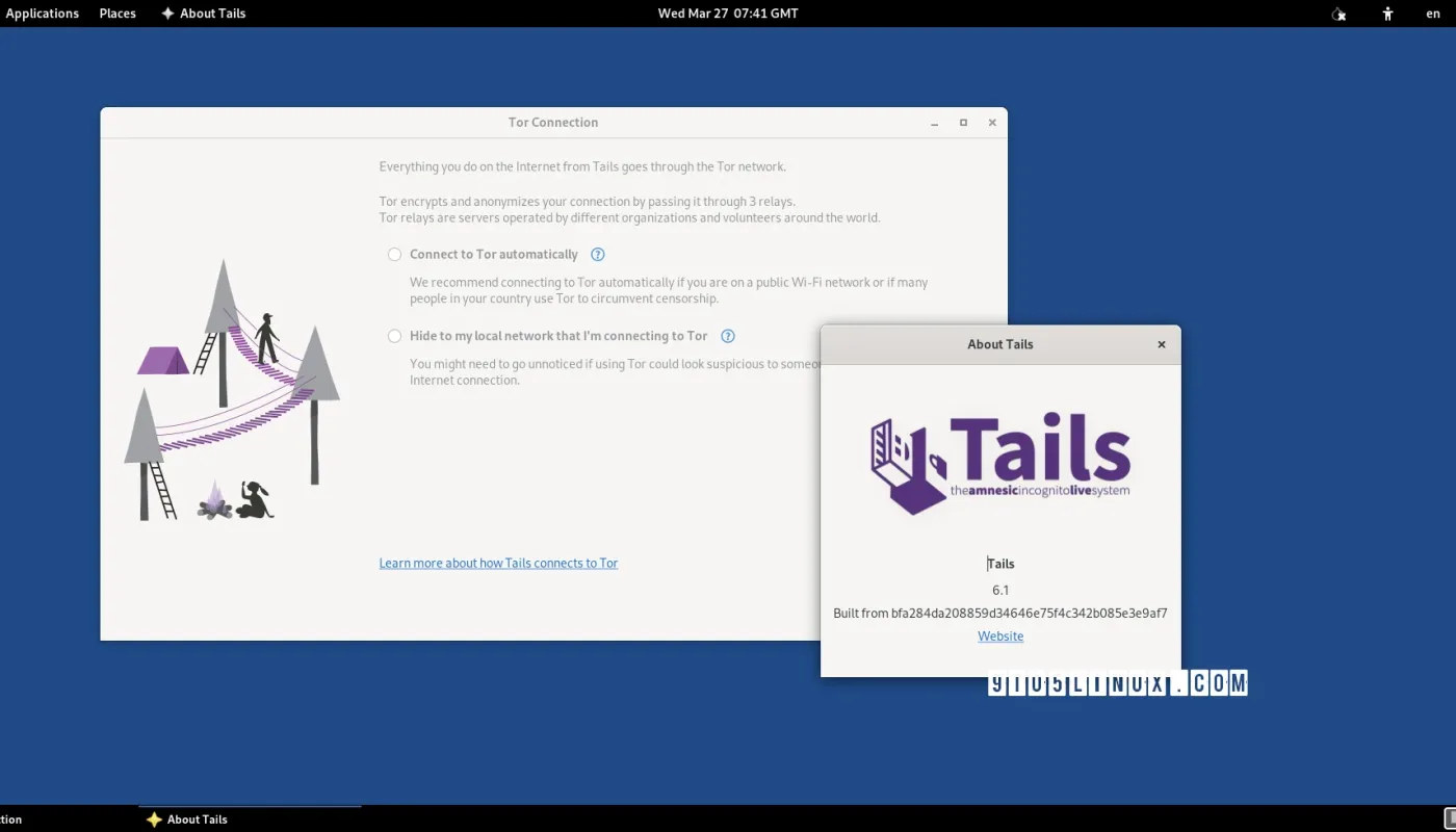 Tails 6.1 发布，缓解 RFDS 英特尔 CPU 漏洞，修复更多漏洞