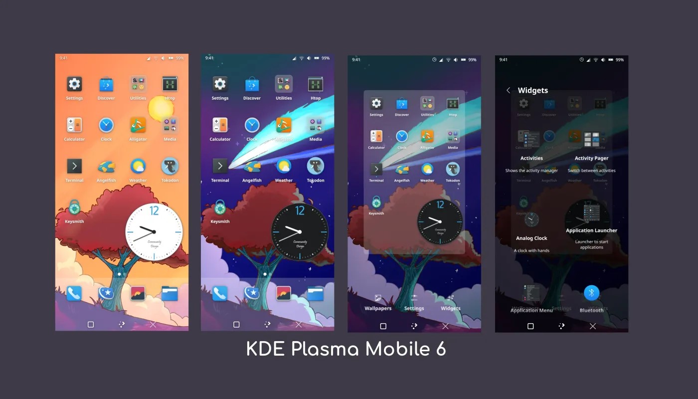 KDE 发布面向移动设备的 Plasma 6，主屏幕经过改版