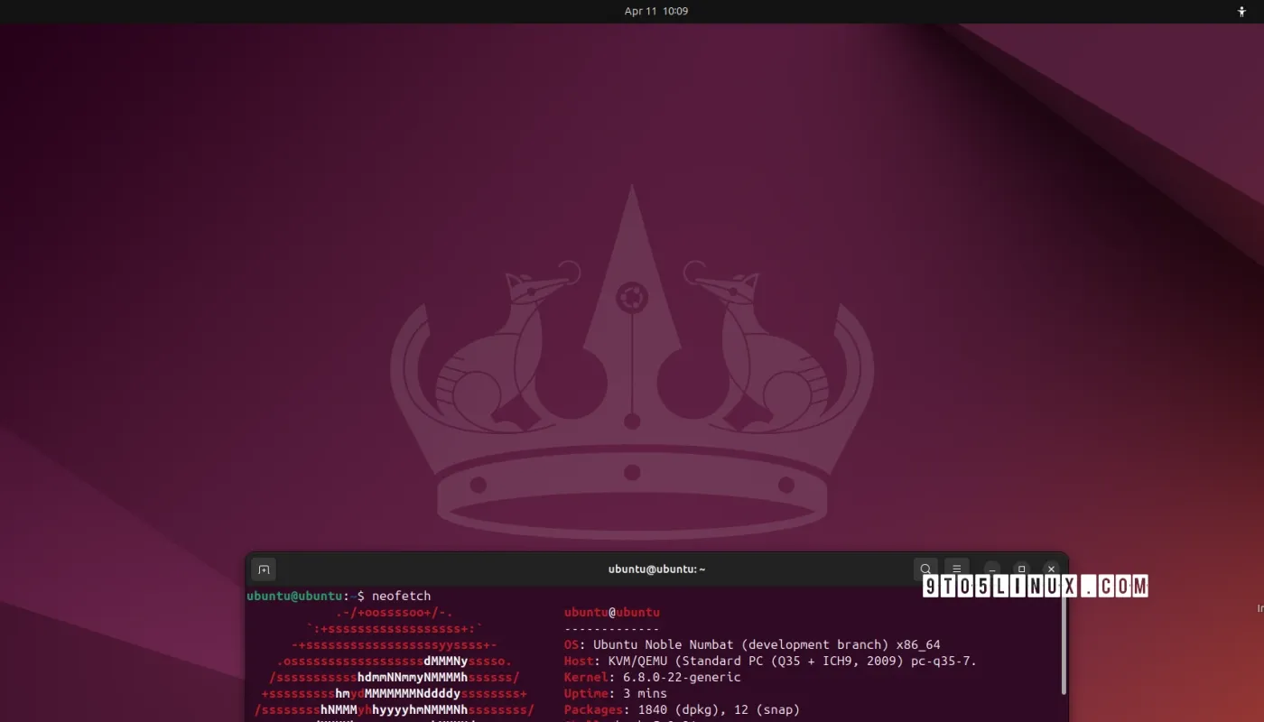 Ubuntu 24.04 LTS Beta 现可下载，含 GNOME 46、Linux 6.8
