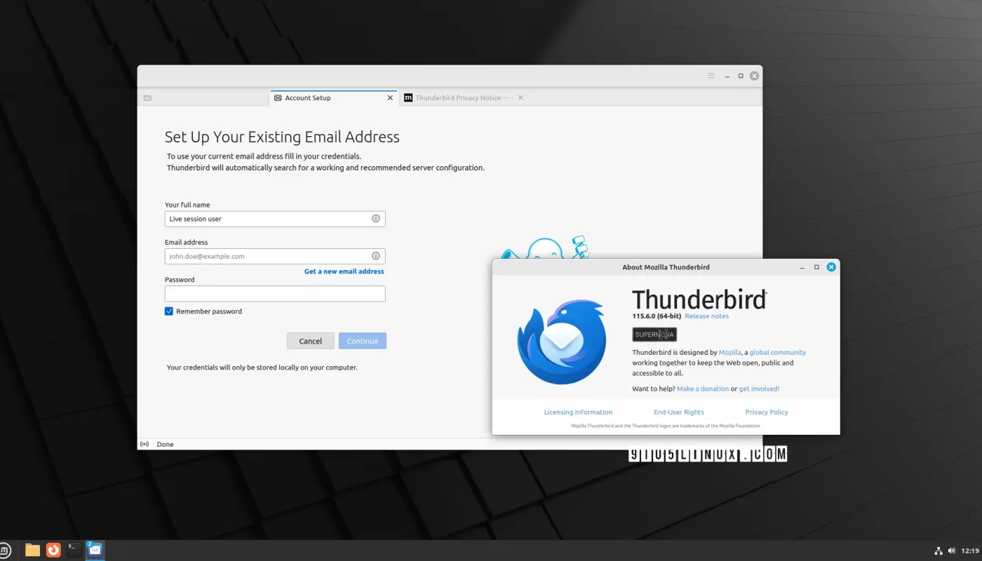 Linux Mint 开发人员将在 Linux Mint 22 中将 Thunderbird 作为原生 DEB 包发布