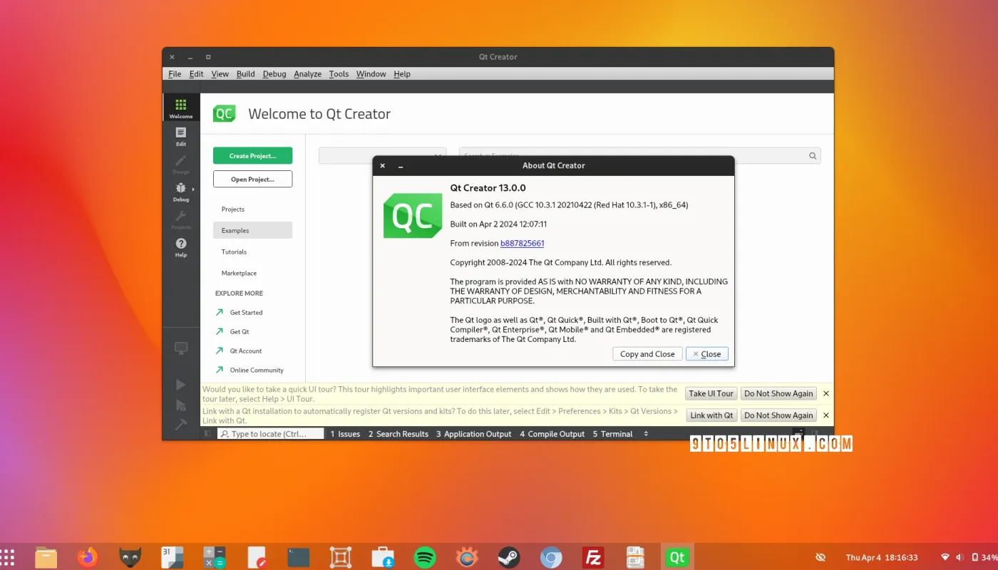Qt Creator 13 发布，提供针对 ARM Linux 的离线和在线安装程序