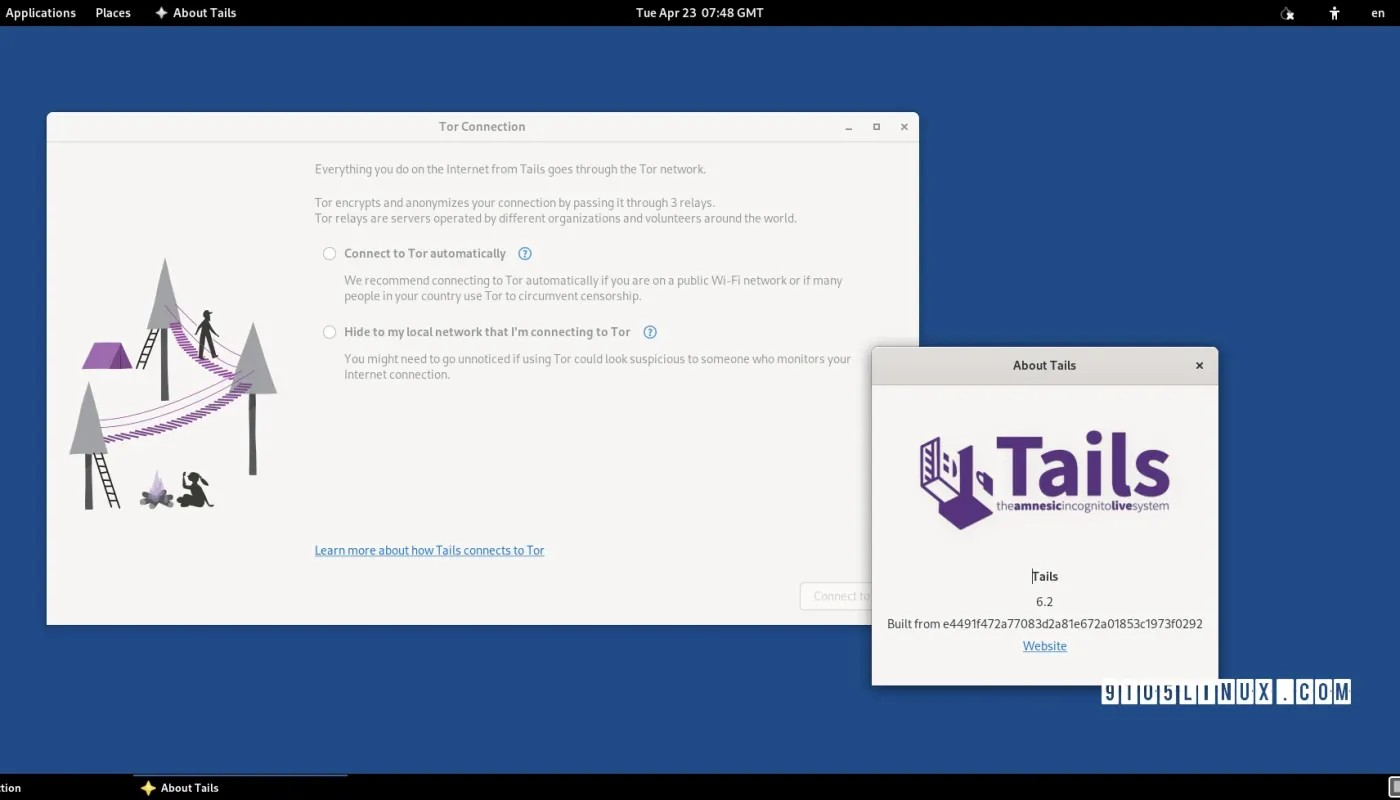 Tails 6.2 匿名 Linux 操作系统改进了 Spectre v4 漏洞的缓解措施