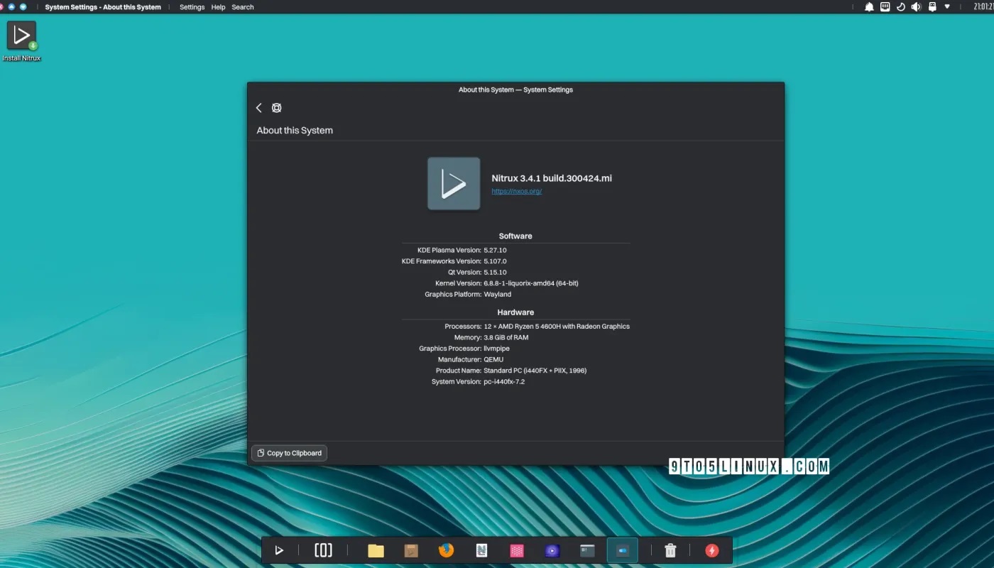 Nitrux 3.4.1 发布，新增 Linux 内核 6.8、Gamescope、OpenRazer 等功能