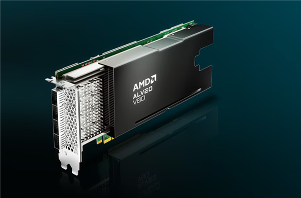 AMD发布全新计算加速卡Alveo V80:自带32GB BHM2E、800G网络