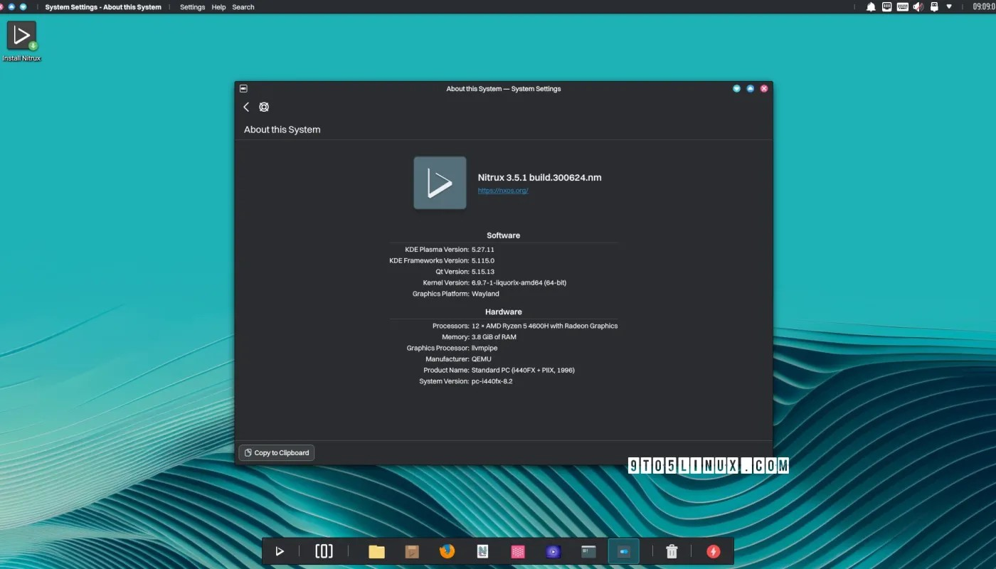 Nitrux 3.5.1 发布，采用 Linux 内核 6.9 和英伟达 555 图形驱动程序