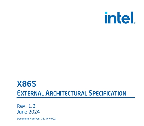 Intel纯64位架构x86S升级1.2：逐渐彻底告别16/32位