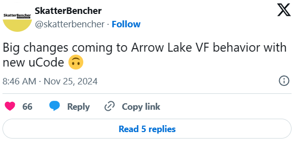 酷睿Ultra 200S鸡血补丁马上来!但是超频麻烦了