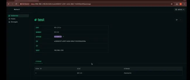 KVM 驱动的 MatterV 0.7 可以运行未经修改的 VMware 虚拟机