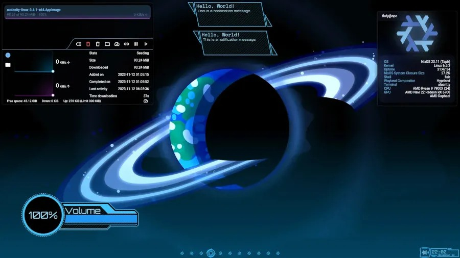 Hyprland 0.48 添加了“应用程序无响应”对话框,改进了颜色管理