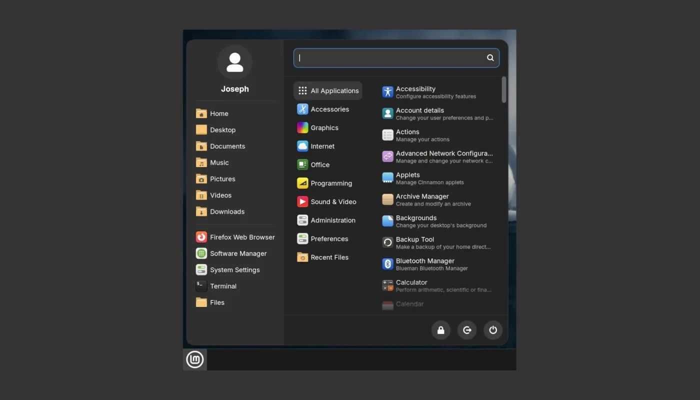 Linux Mint Devs 计划为 Cinnamon 桌面改进应用程序启动器