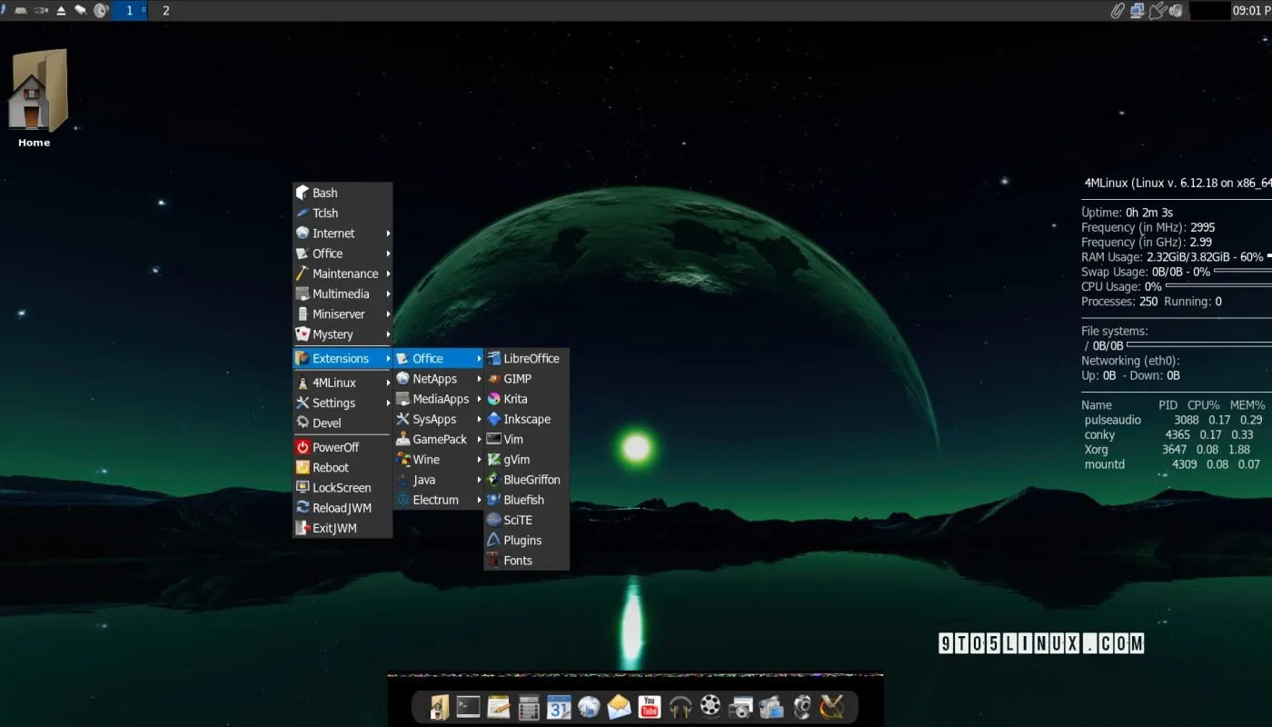 4MLinux 48.0 现已可供下载,由 Linux 内核 6.12 LTS 提供支持