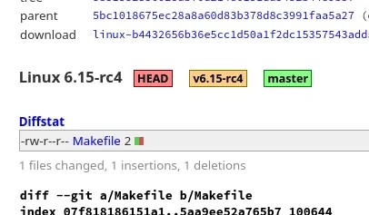 Linux 6.15-rc4 发布，修复了性能回归问题，更正了 bcachefs 大小写折叠