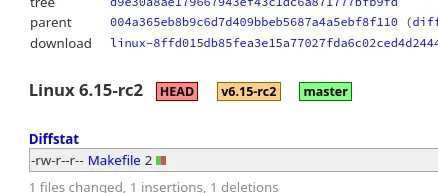 Linux 6.15-rc2 发布,包含各种修复