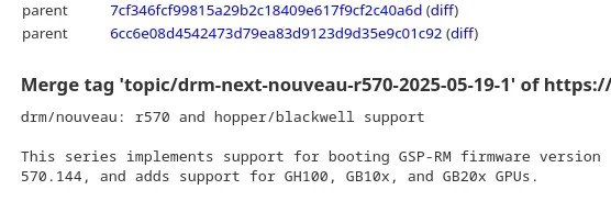 开源 NVIDIA Blackwell + Hopper 支持,计划用于 Linux 6.16