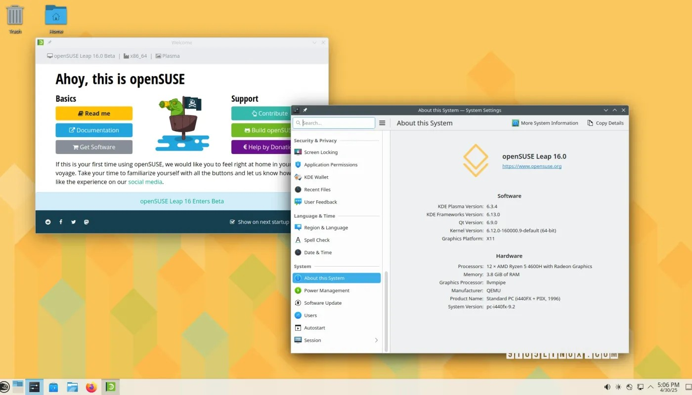 openSUSE Leap 16 进入 Agama 安装程序 Linux 6.12 LTS 的公开测试阶段