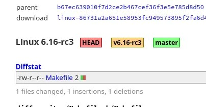 Linux 6.16-rc3 发布：修复了各种 Bug，但未提取 bcachefs 更改