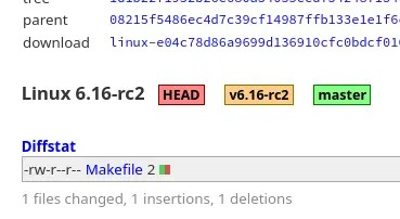 Linux 6.16-rc2 发布，包含第一批修复