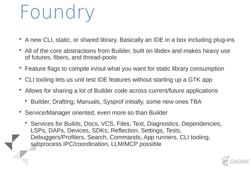 GNOME Foundry 通过 CLI 工具形成“盒子里的 IDE”