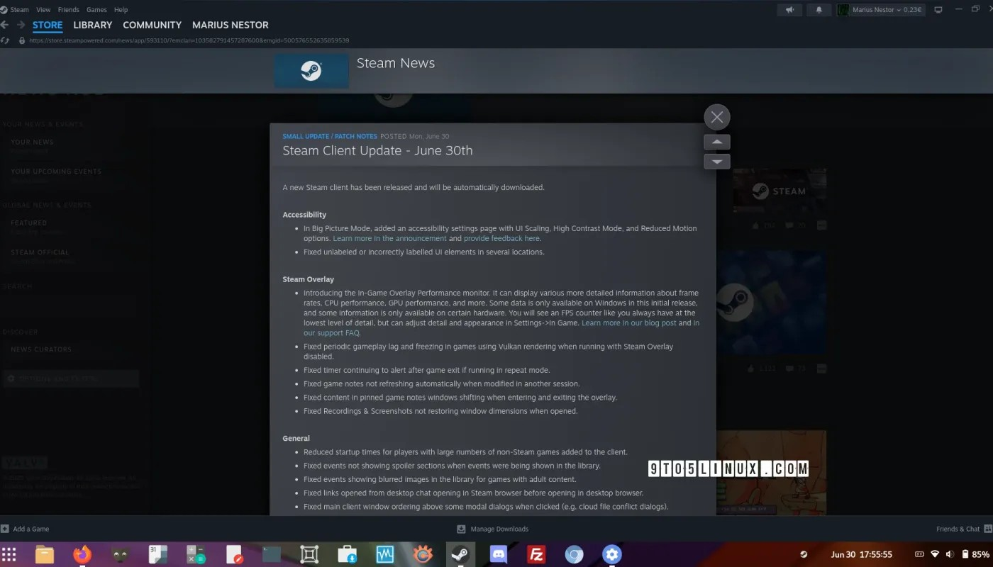 Steam 客户端现在默认为没有原生 Linux 版本的游戏启用 Proton