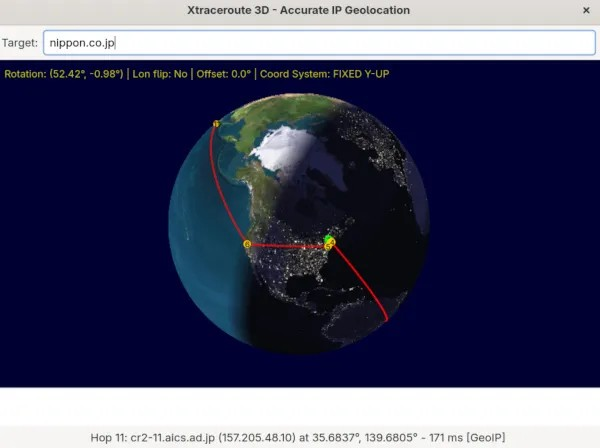 Xtraceroute 移植到 GTK4 + Vulkan 以展示 AI 的开源潜力