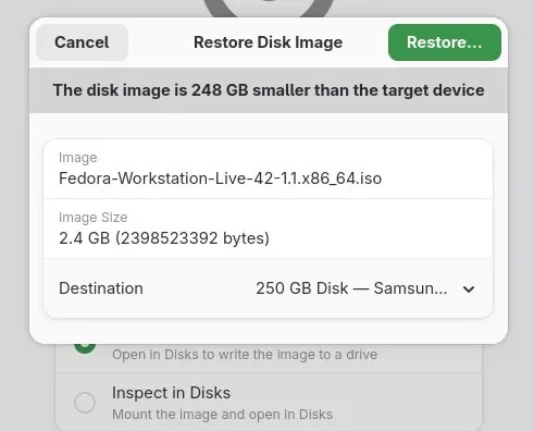 GNOME Disks 继续被移植到 Rust