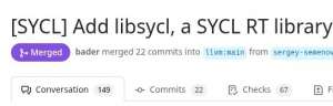 Intel 已将 libsycl SYCL 运行时库 上游化至 LLVM 项目
