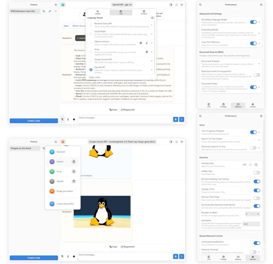 GNOME AI 虚拟助手“Newelle”达到 1.0 版本里程碑
