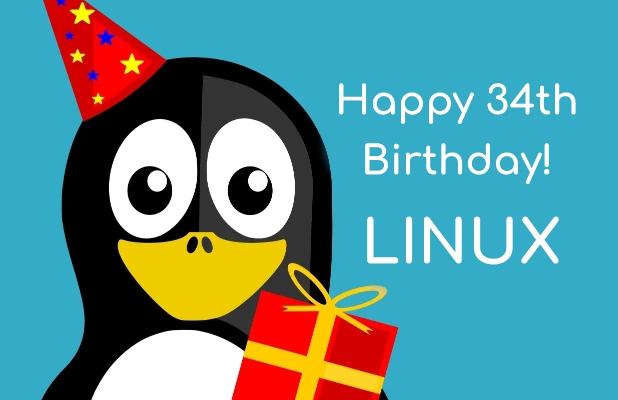 祝你 34 岁生日快乐,Linux!