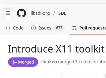SDL 合并 X11TK：一个基本的 X11 工具包