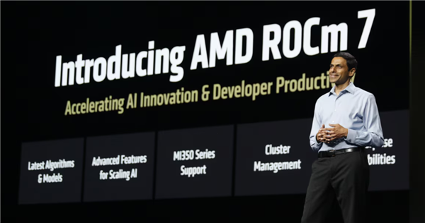 CUDA来战 AMD ROCm 7软件平台正式发布：AI性能3.5倍提升