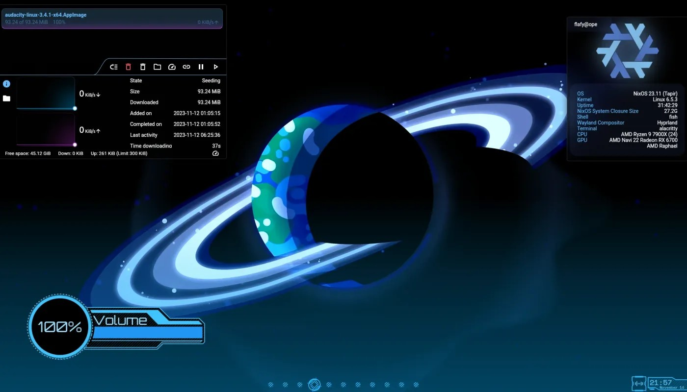 Hyprland 0.51 Wayland Compositor 添加了完全可配置的触摸板手势