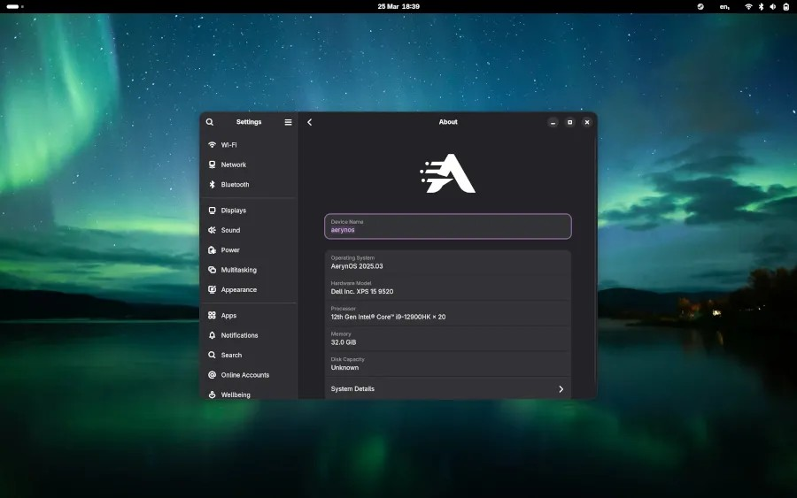 AerynOS 2025.08 版本发布，包含众多软件包更新