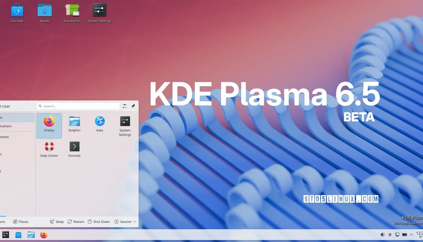 KDE Plasma 6.5 桌面环境现已开放公测