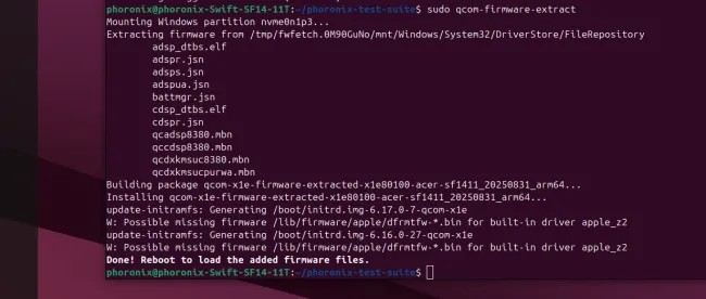 新 Ubuntu Snapdragon X1E 概念 ISO 发布 - 切换至 Linux 6.17 内核