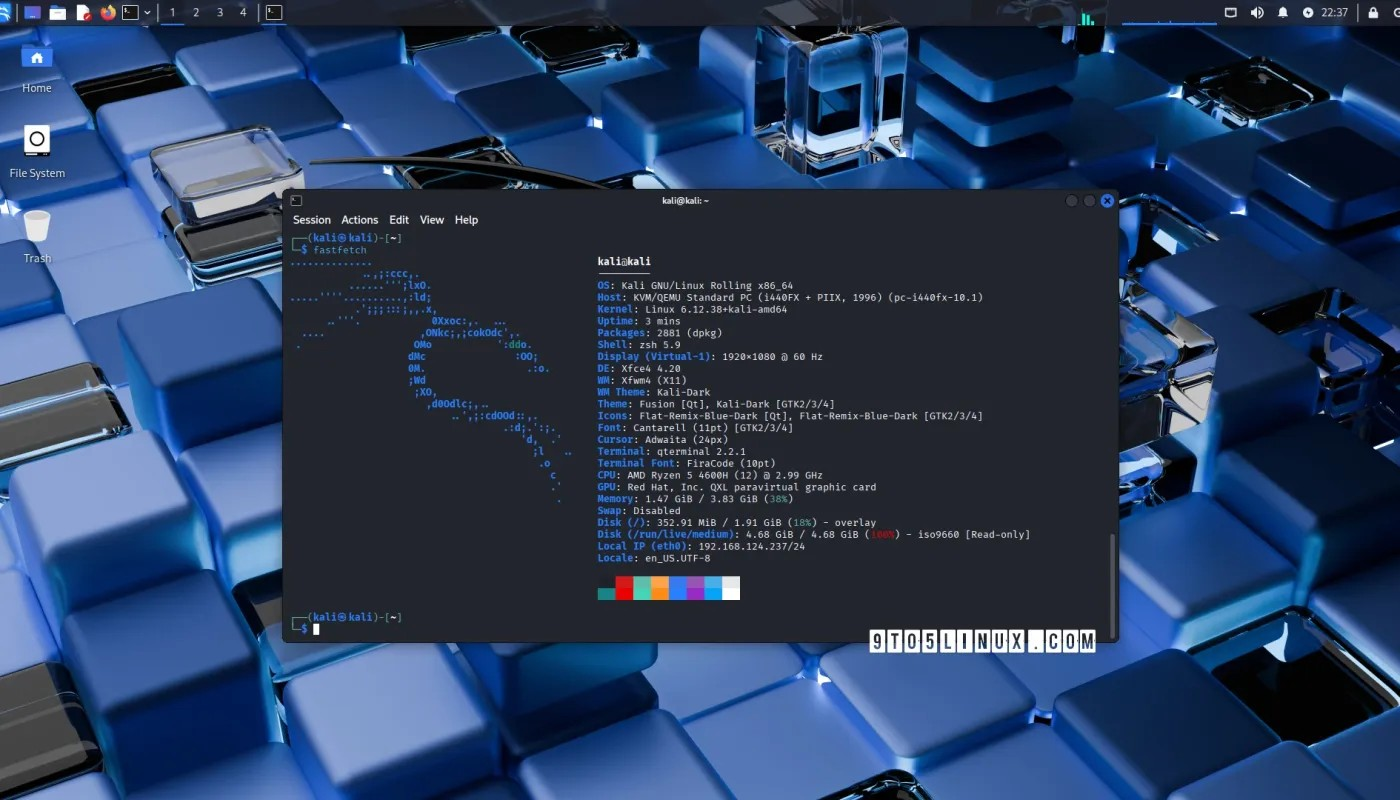 Kali Linux 2025.3 渗透测试发行版推出 10 款新黑客工具